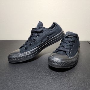 Converse Chuck Taylor All Star Ox Black Monochrome Women's Shoes Size 5